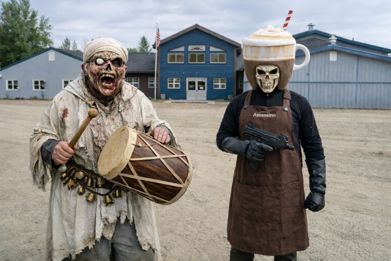 Tung Tung Tung Sahur and Cappuccino Assassino invade Jimmy Huntington School